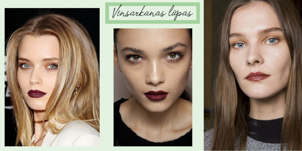 Vīnsarkanas lūpas